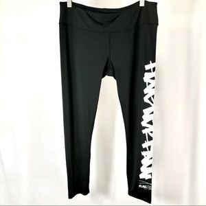 Women’s Flag Nor Fail Black Leggings size Large